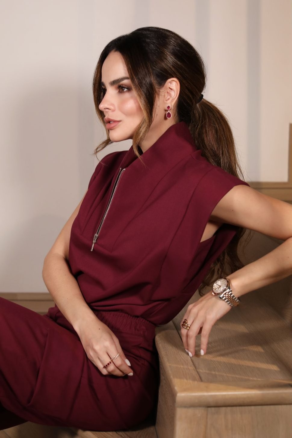 KATE BURGUNDY SET