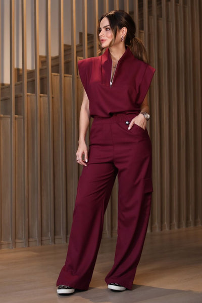 KATE BURGUNDY SET