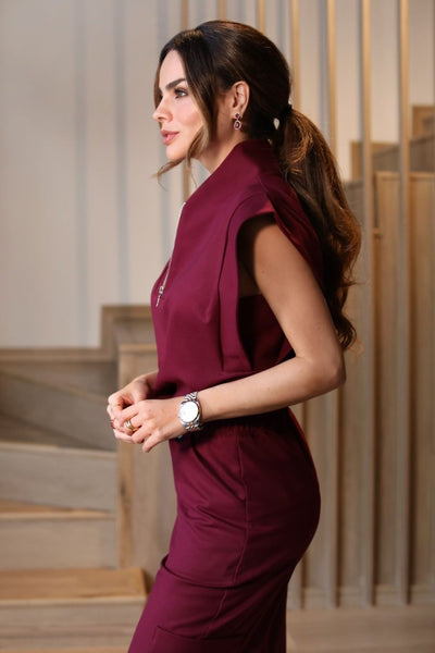 KATE BURGUNDY SET