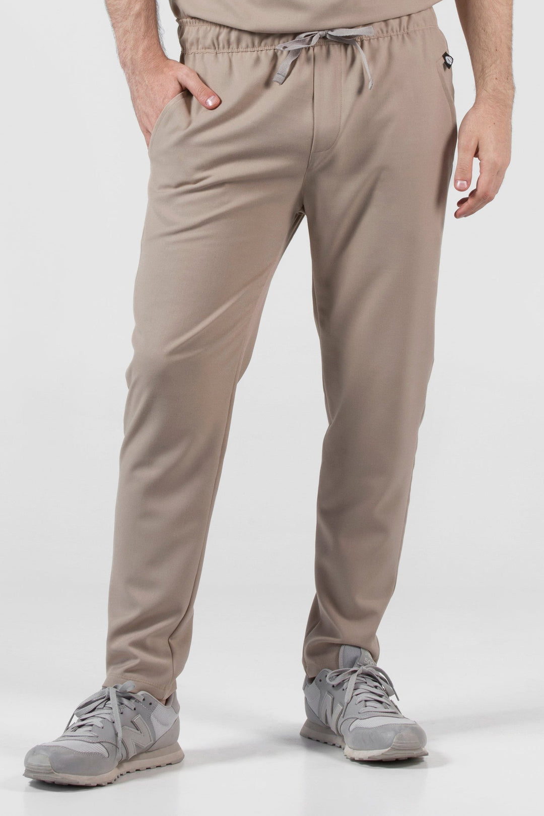 Man wearing Fresh Natural Scrub Pants by Work &amp; Chill