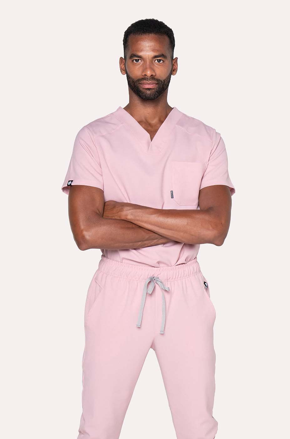 Durable medical scrub pants with flexible waistband and professional look